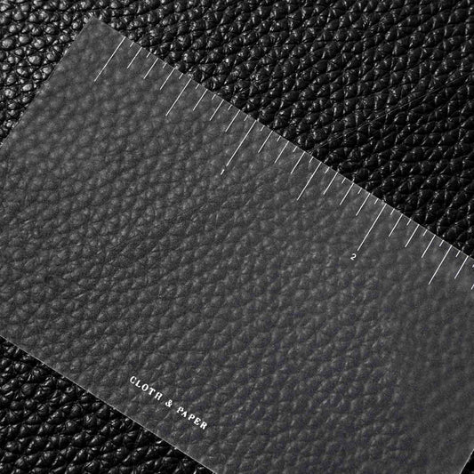 Cloth & Paper | Carte transparente avec règle - Cloth & Paper - millenotes