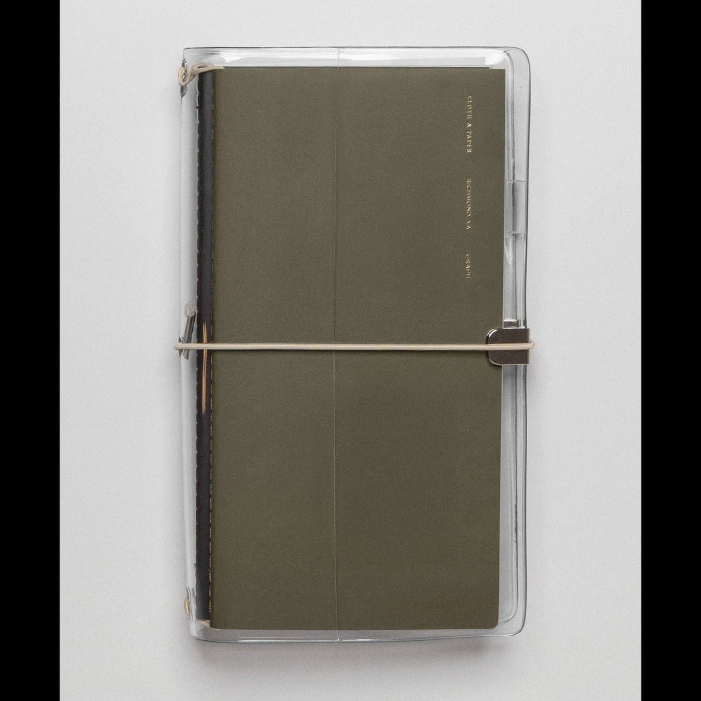 Cloth & Paper | Couverture Transparente | A5 Slim - Cloth & Paper - millenotes
