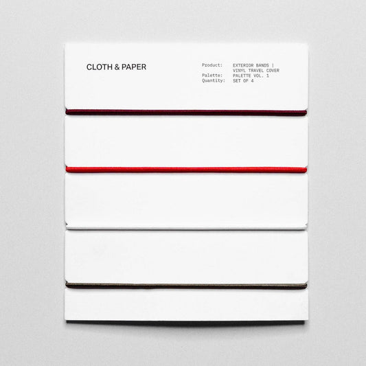 Cloth & Paper | Élastiques pour couverture - Cloth & Paper - Vol. 1 - millenotes