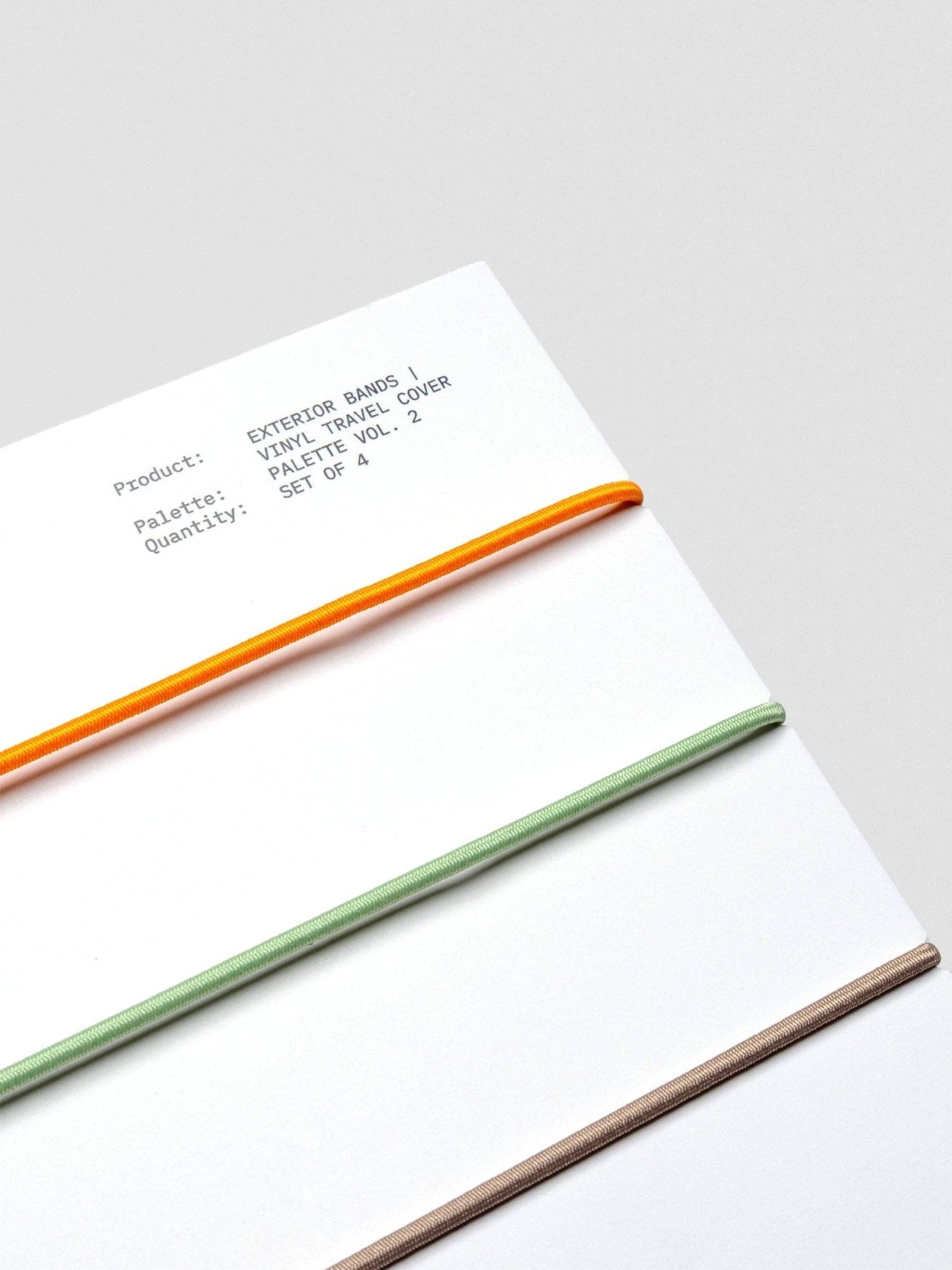 Cloth & Paper | Élastiques pour couverture - Cloth & Paper - Vol. 2 - millenotes