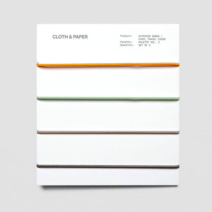 Cloth & Paper | Élastiques pour couverture - Cloth & Paper - Vol. 2 - millenotes