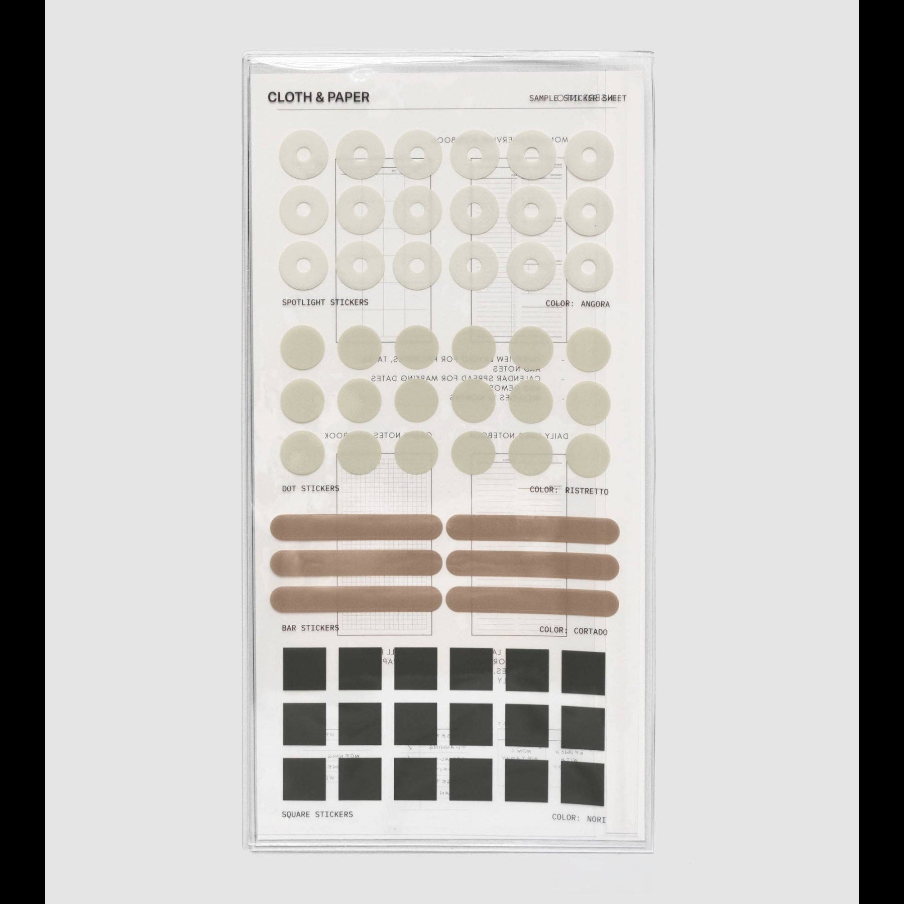 Cloth & Paper | FORMA Notebook Set | A5 Slim - Cloth & Paper - millenotes