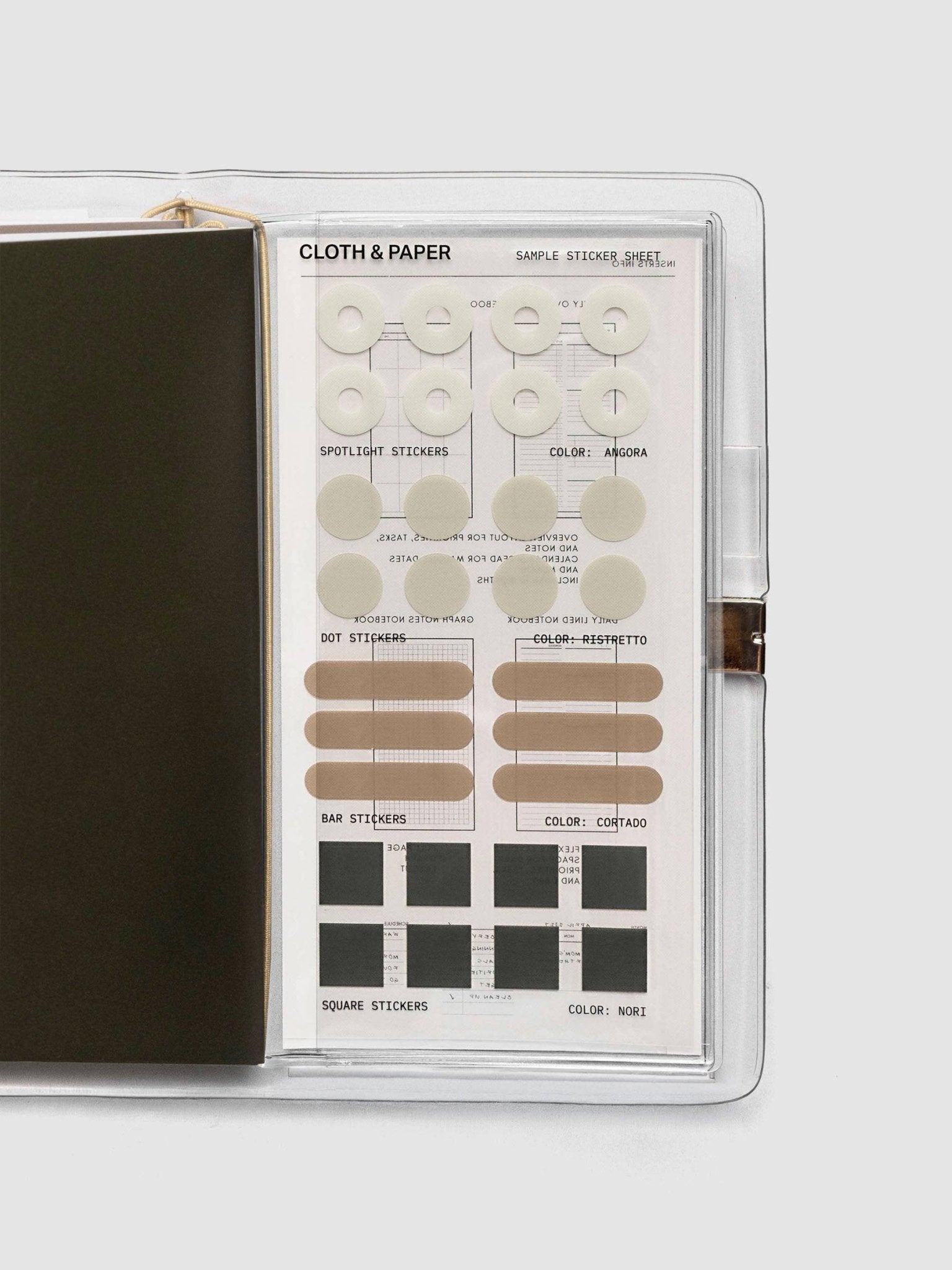Cloth & Paper | FORMA Notebook Set | Pocket Plus - Cloth & Paper - millenotes