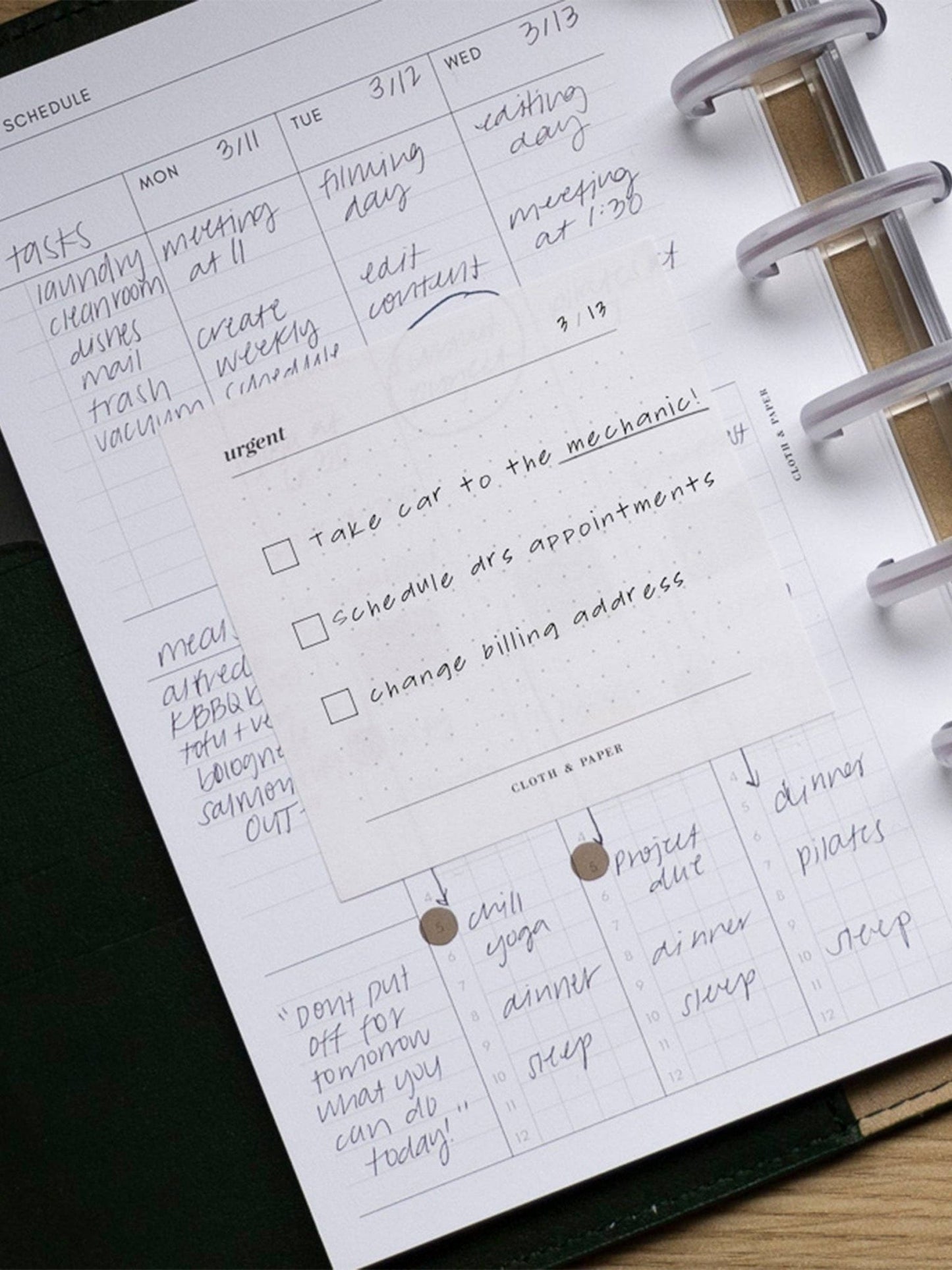 Cloth & Paper | Notes adhésives | Urgent - Cloth & Paper - millenotes
