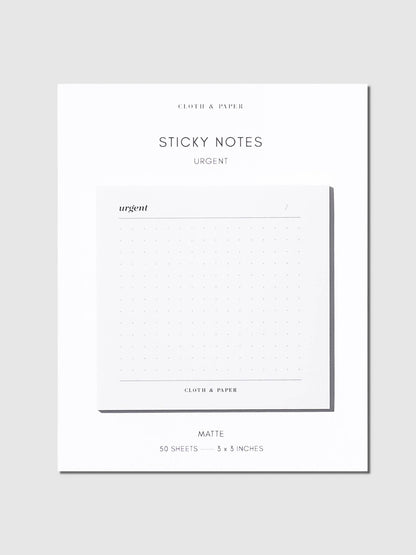 Cloth & Paper | Notes adhésives | Urgent - Cloth & Paper - millenotes