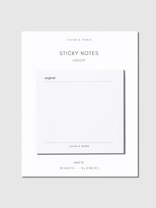 Cloth & Paper | Notes adhésives | Urgent - Cloth & Paper - millenotes