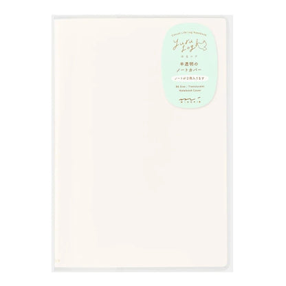 Couverture transparente | MIDORI | Yuru Log B6 - Midori - millenotes