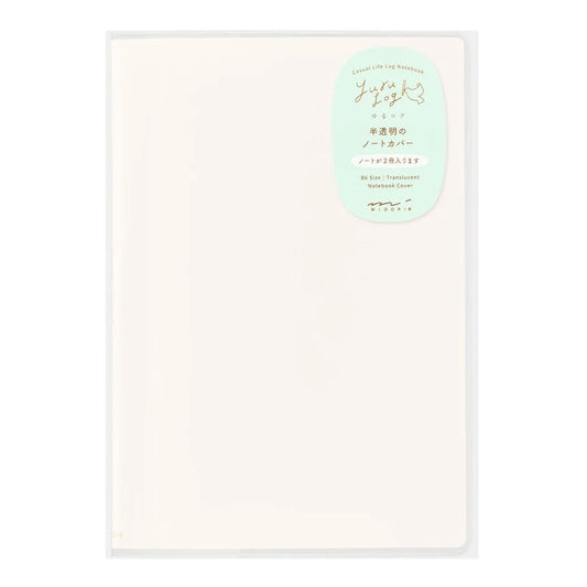 Couverture transparente | MIDORI | Yuru Log B6 - Midori - millenotes