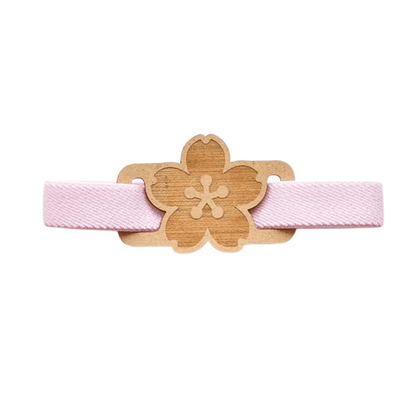 CRU - CIAL | Bande Élastique Japonaise pour Carnet et Agenda - CRU - CIAL - Fleur Sakura - rose - millenotes