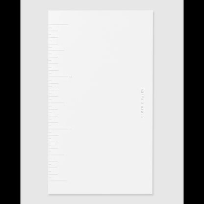 Cloth & Paper | Clear Ruler Card