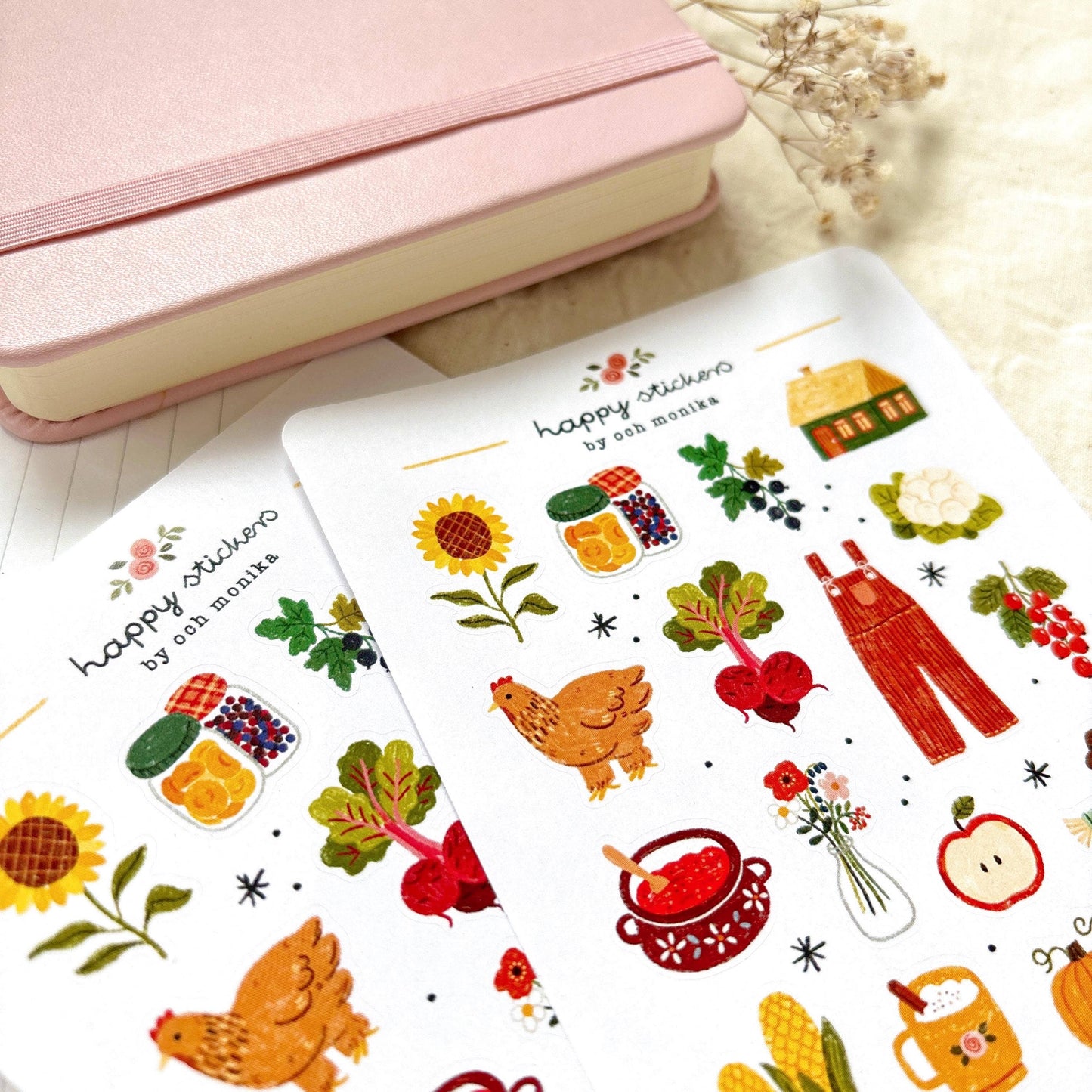 Decorative stickers | Och Monika | Harvest Time