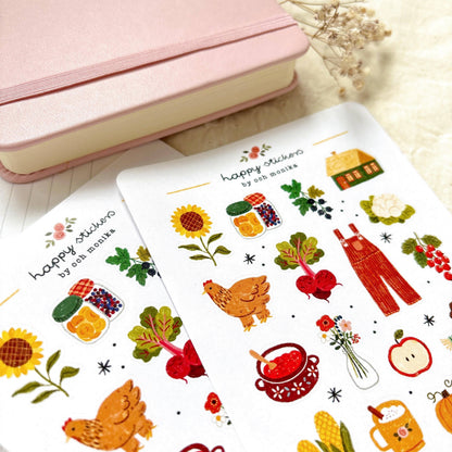 Decorative stickers | Och Monika | Harvest Time