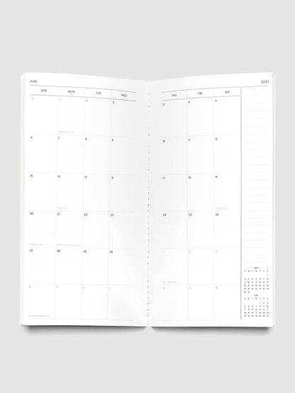 Cloth & Paper | Agenda mensuel 2027 | A5 Slim