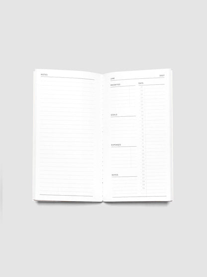 Cloth & Paper | Miesięczny planer 2027 | Pocket Plus
