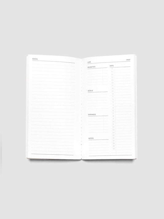 Cloth & Paper | Agenda mensuel 2027 | Pocket Plus