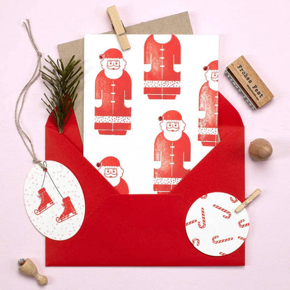 Perlenfischer | Wooden stamp | Little candy cane