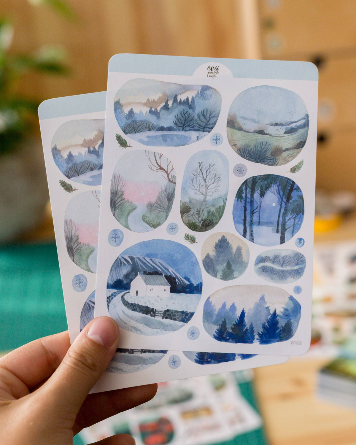 Decorative Stickers | Wild Pencil Studio | Windows Into Winter