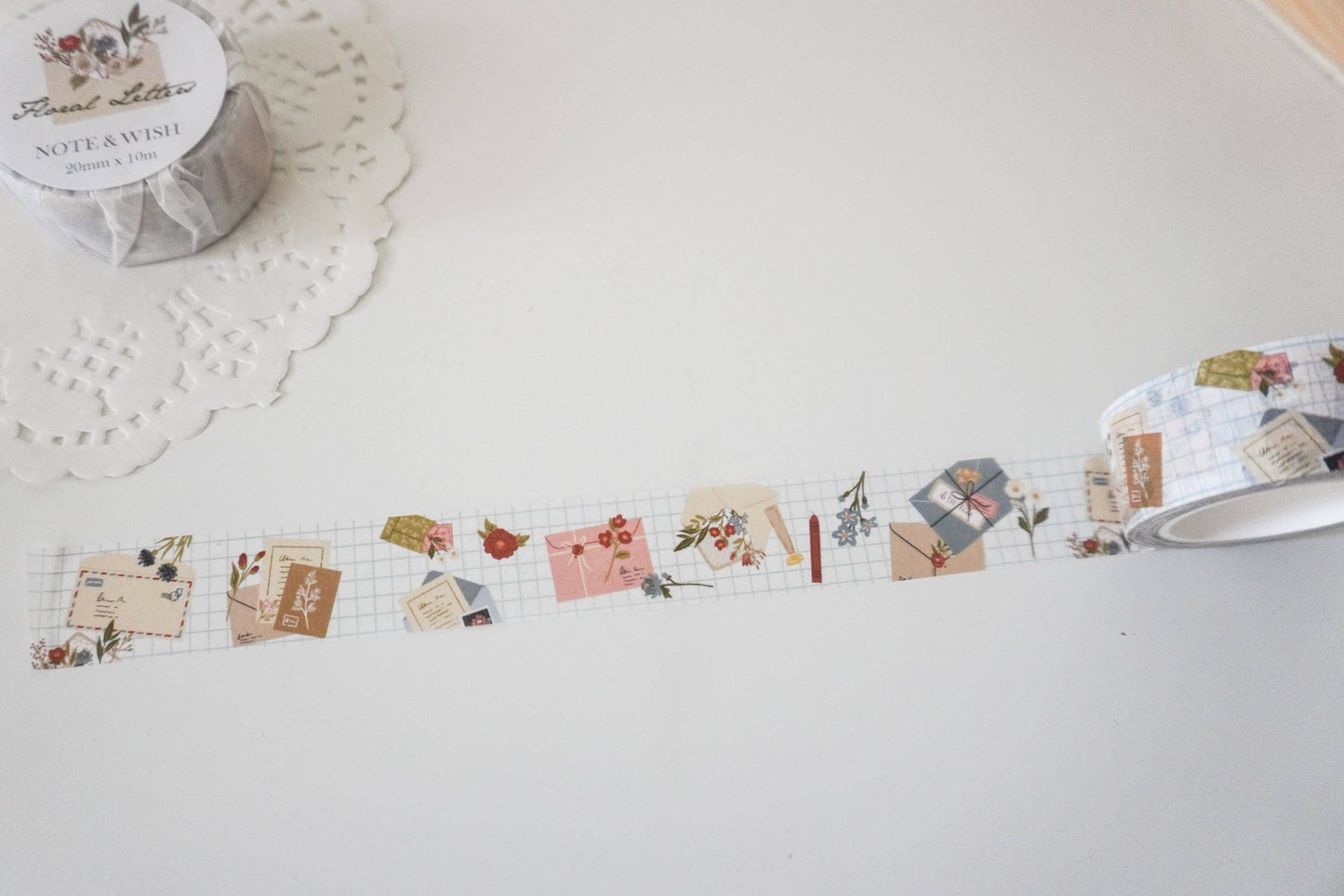 Washi tape | Note & Wish | Floral Letters