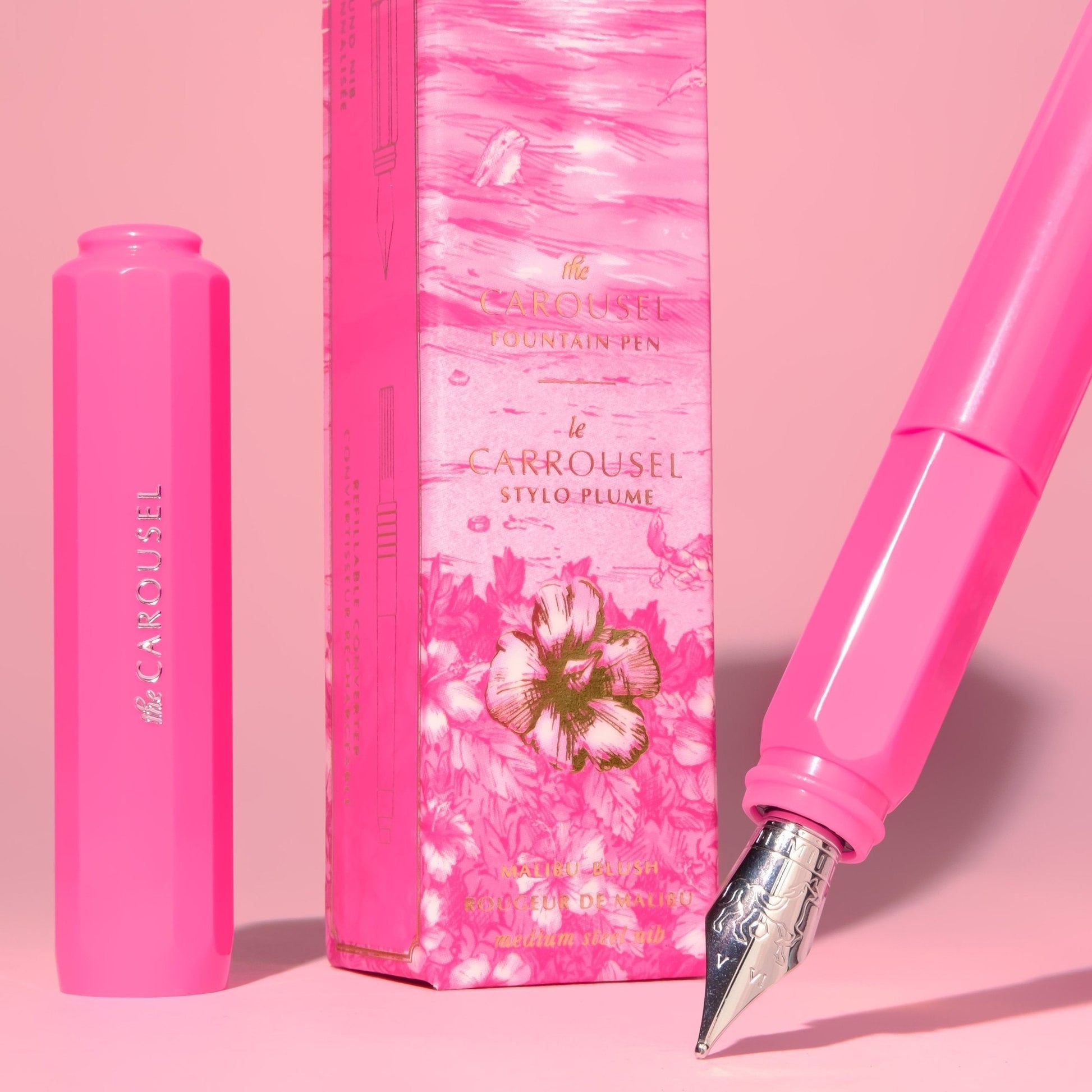 Édition limitée | Ferris Wheel Press Stylo Plume The Carousel | Malibu Blush F - Ferris Wheel Press - millenotes