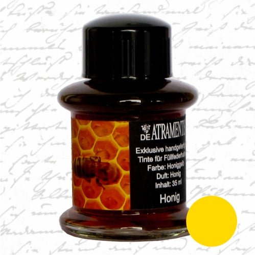 Encre parfumée pour stylo plume | De Atramentis | Miel – jaune miel - De Atramentis - millenotes