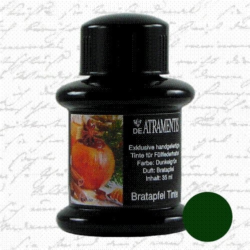 Encre parfumée pour stylo plume | De Atramentis | Pomme cuite – vert foncé - De Atramentis - millenotes