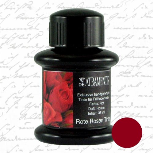 Encre parfumée pour stylo plume | De Atramentis | Rose rouge – rouge bordeaux - De Atramentis - millenotes