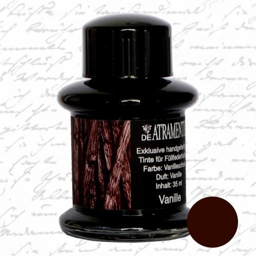Encre parfumée pour stylo plume | De Atramentis | Vanille – noir - De Atramentis - millenotes