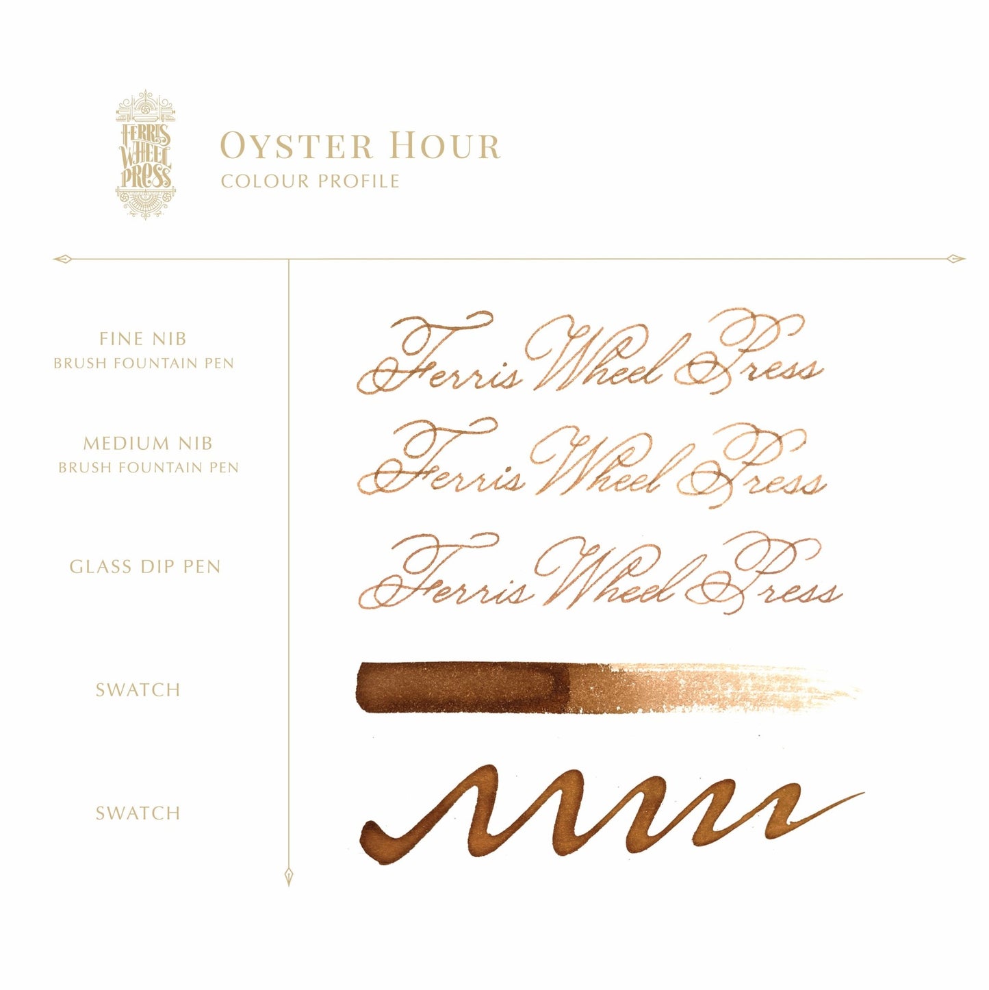 Encre pour stylo plume Ferris Wheel Press | Oyster Hour - Ferris Wheel Press - millenotes