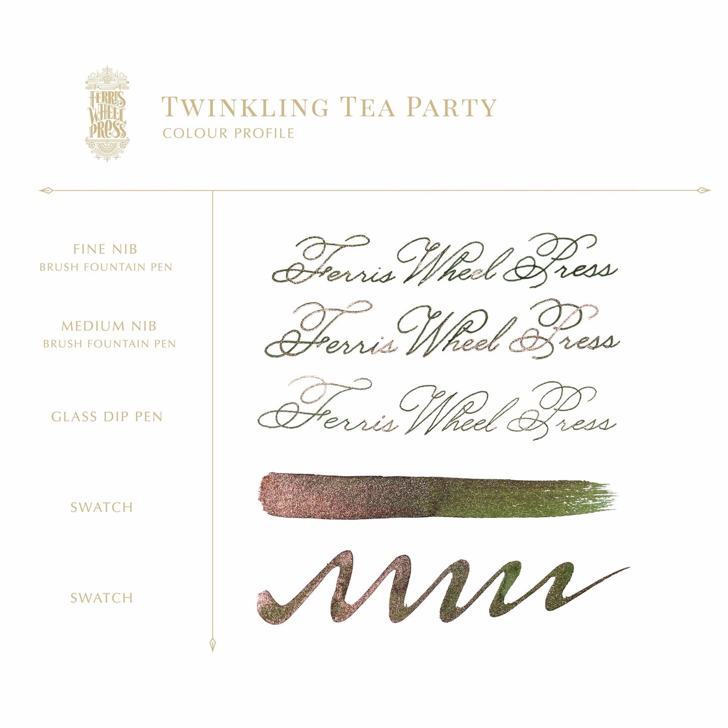 Encre pour stylo plume Ferris Wheel Press | Twinkling Tea Party - Ferris Wheel Press - millenotes