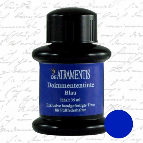 Encre pour stylo plume waterproof | De Atramentis | Bleu - De Atramentis - millenotes