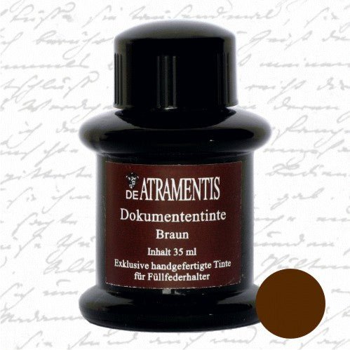 Encre pour stylo plume waterproof | De Atramentis | Brun - De Atramentis - millenotes