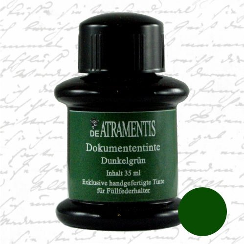 Encre pour stylo plume waterproof | De Atramentis | Vert Foncé - De Atramentis - millenotes