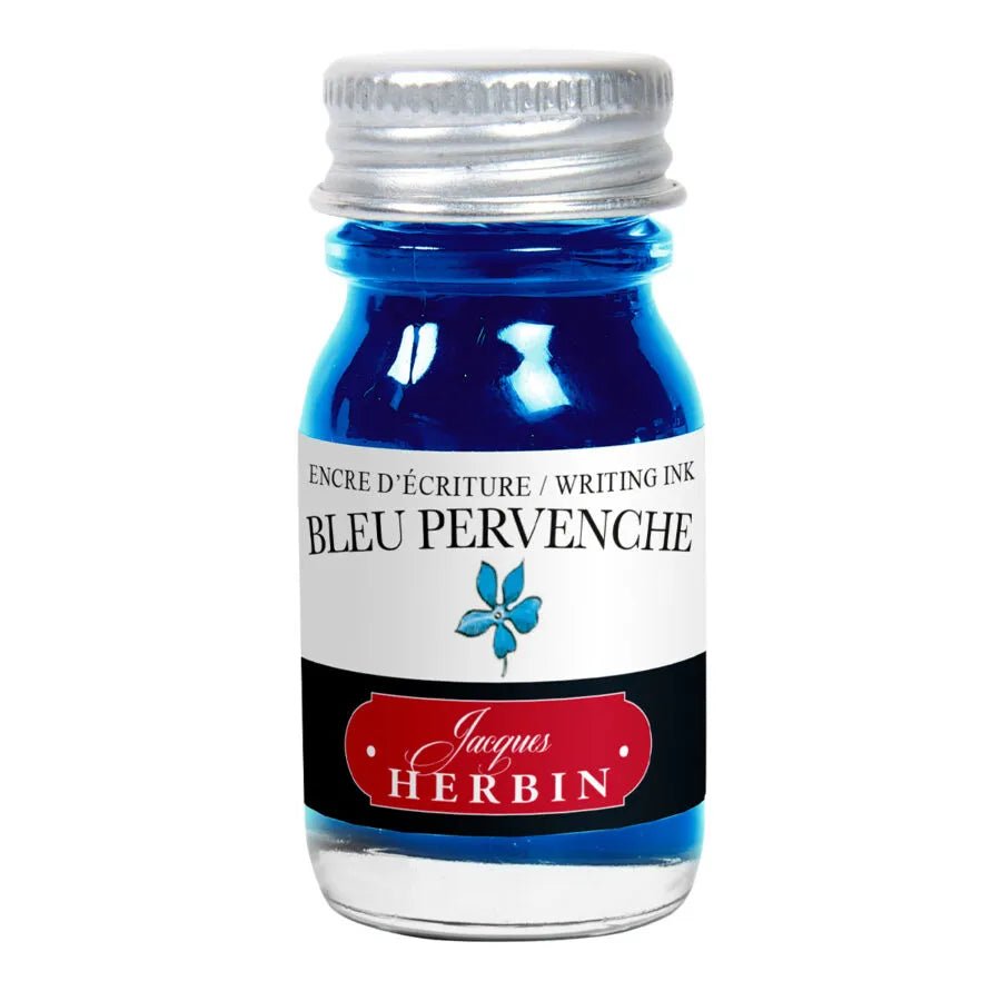 Encre Stylo plume J. Herbin flacon 10ml - Jacques Herbin - Bleu pervenche - millenotes