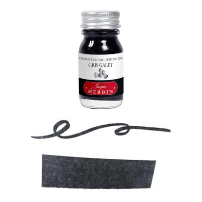 Encre Stylo plume J. Herbin flacon 10ml - Jacques Herbin - Gris galet - millenotes