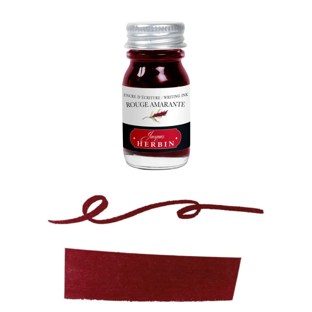 Encre Stylo plume J. Herbin flacon 10ml - Jacques Herbin - Rouge Amarante - millenotes