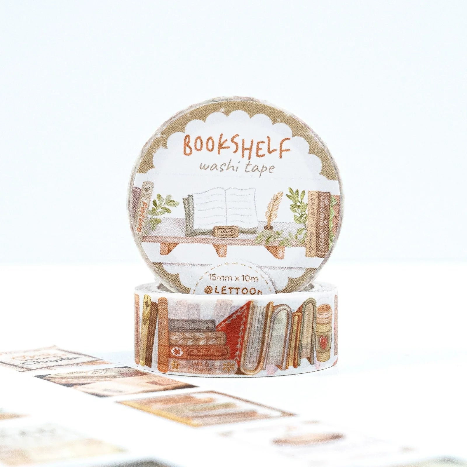 Ensemble de deux washi tape | Lovely Reading Time - LETTOON - millenotes