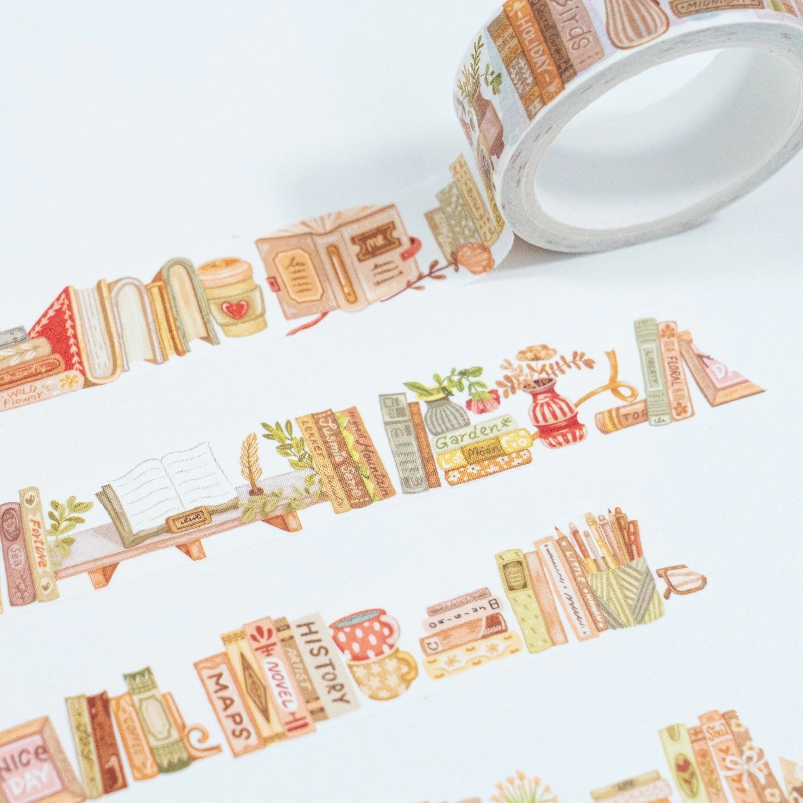 Ensemble de deux washi tape | Lovely Reading Time - LETTOON - millenotes