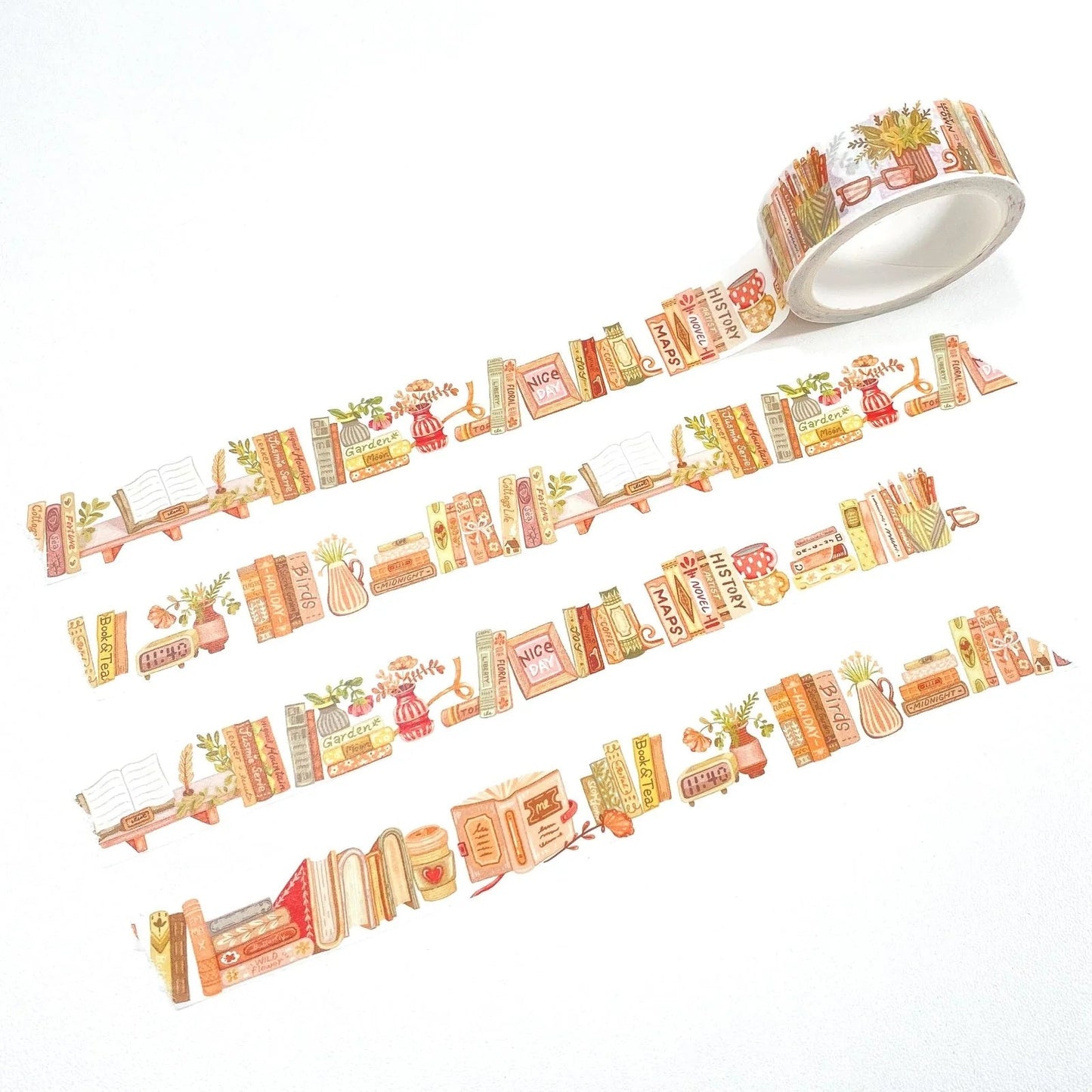 Ensemble de deux washi tape | Lovely Reading Time - LETTOON - millenotes