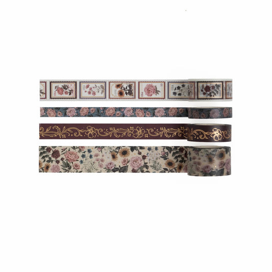 Ensemble de washi tape Archer & Olive | Antique Floral - Archer & Olive - millenotes