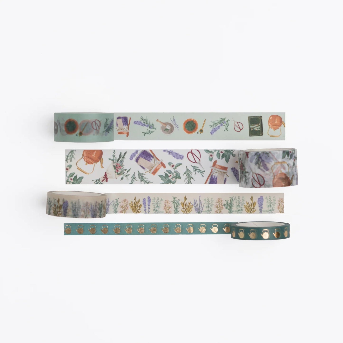 Ensemble de washi tape Archer & Olive | Botanist - Archer & Olive - millenotes