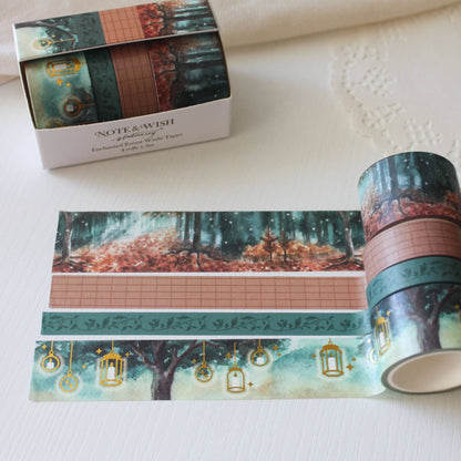 Ensemble de washi tape | Note & Wish | Enchanted Forest - Note & Wish - millenotes