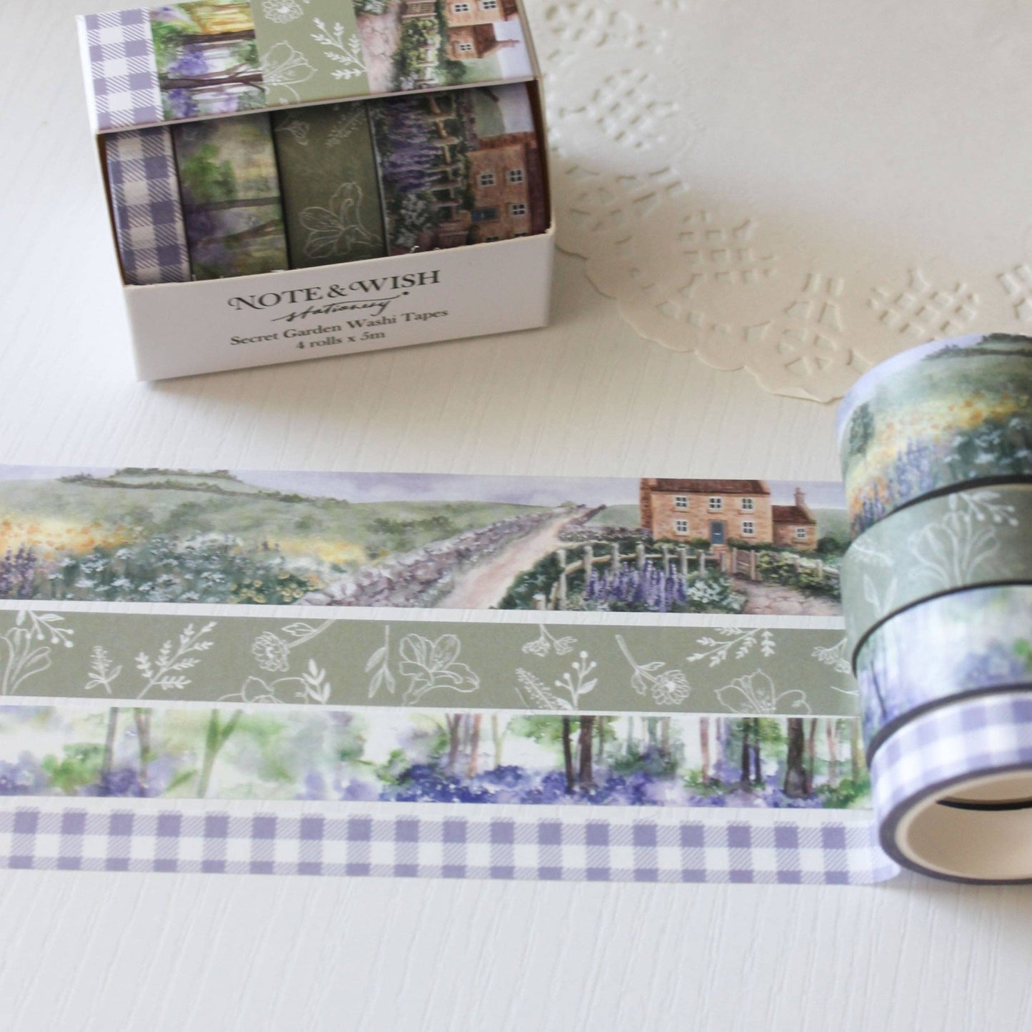 Ensemble de washi tape | Note & Wish | Secret Garden - Note & Wish - millenotes