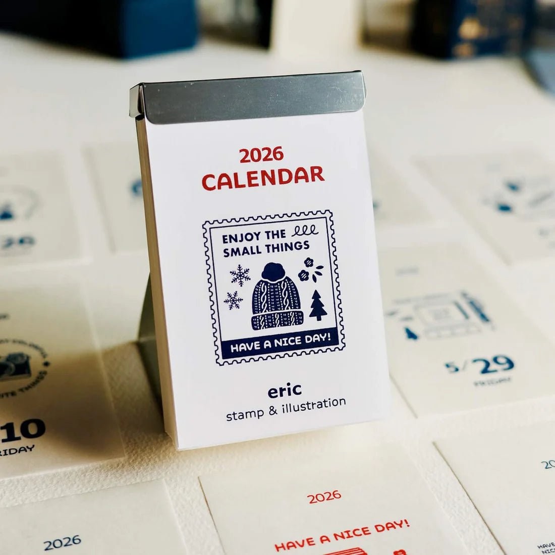 Eric Small Things x Shinnippon | Calendrier journalier 2026 - Eric Small Things x Shinnippon - millenotes