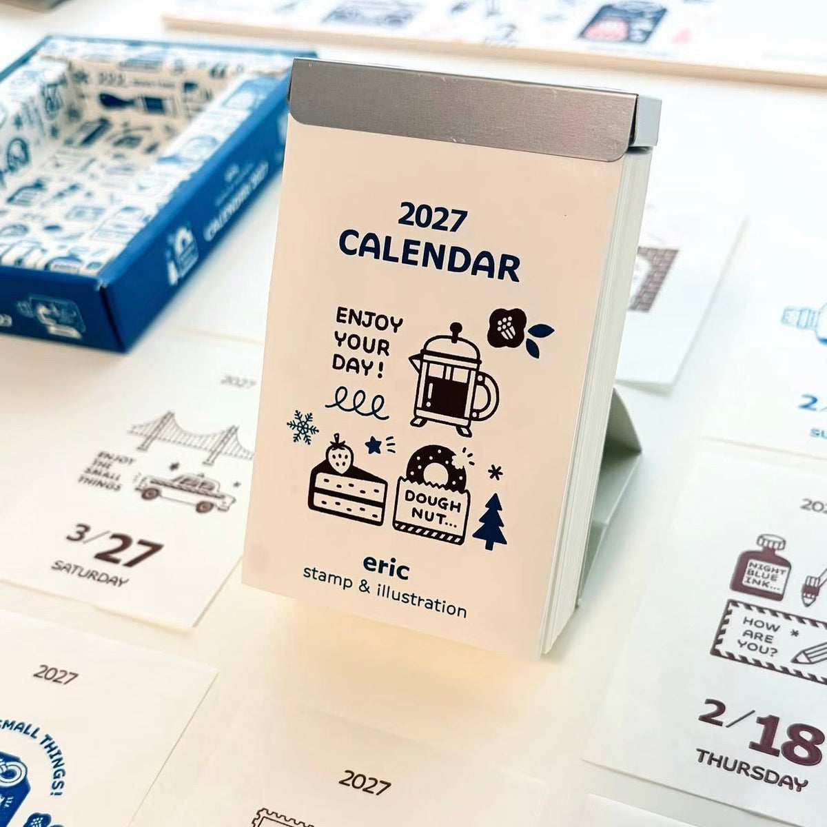 Eric Small Things x Shinnippon | Calendrier journalier 2027 - Eric Small Things x Shinnippon - millenotes