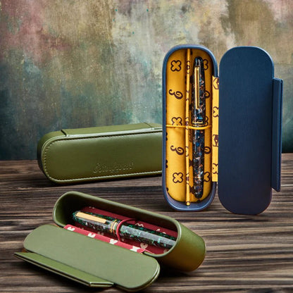 Esterbrook Pens Nook | Étui à stylo plume | Moss Green | 12 stylos - Esterbrook - millenotes