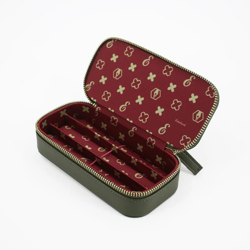 Esterbrook Pens Nook | Étui à stylo plume | Moss Green | 3 stylos - Esterbrook - millenotes