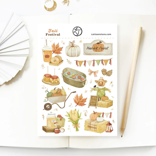 Stickers décoratifs | LETTOON | Fall Festival