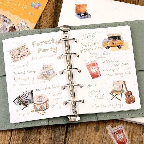 Flake Stickers | BGM | Let’s Party - BGM - millenotes