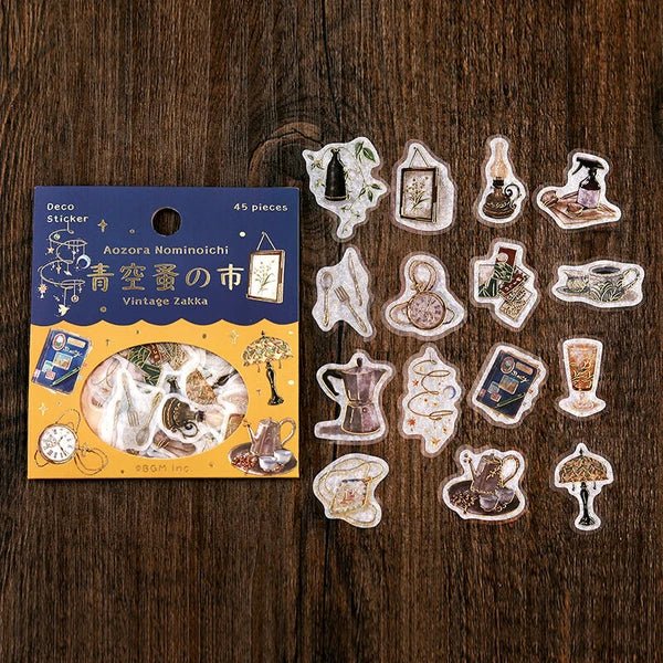Flake Stickers | BGM | Vintage Zakka - BGM - millenotes