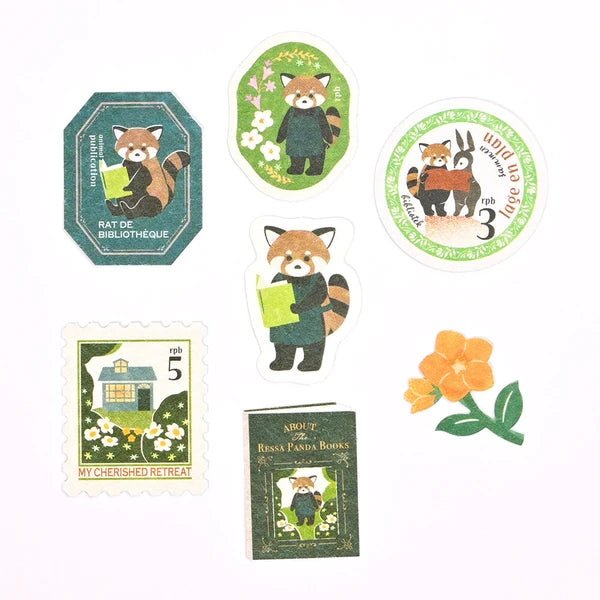 Flake stickers japonais | Contes | Panda - NB Co Ltd - millenotes